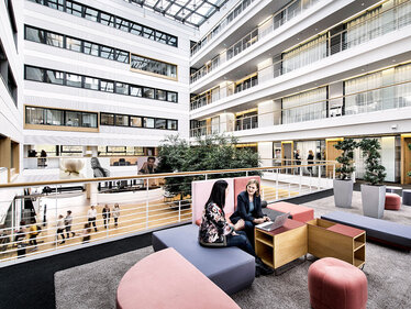 Innenbereich des DOUGLAS Group HQ in Düsseldorf